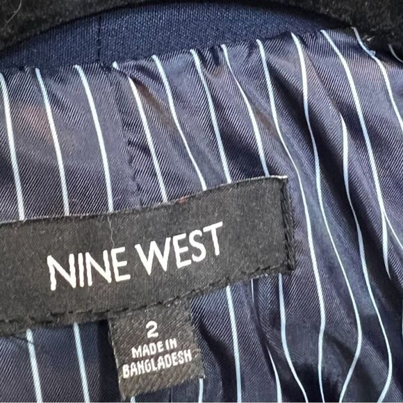 Nine West Navy Blazer 2 - Picture 3 of 3